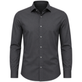 Charcoal Tailored Cotton Dress Shirt | Monthoutter