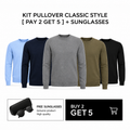 KIT PULLOVER CLASSIC STYLE [ PAY 2 GET 5 ] + SUNGLASSES